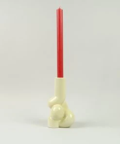 HAY Soft Candleholder - Yellow