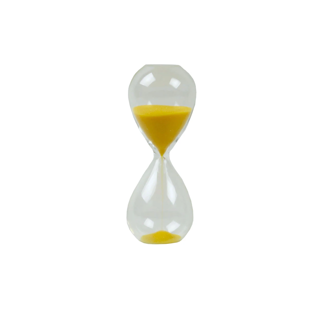 HAY Glass Sand Timer - Small - Lemon Yellow 3 HAY Glass Sand Timer - Small - Lemon Yellow