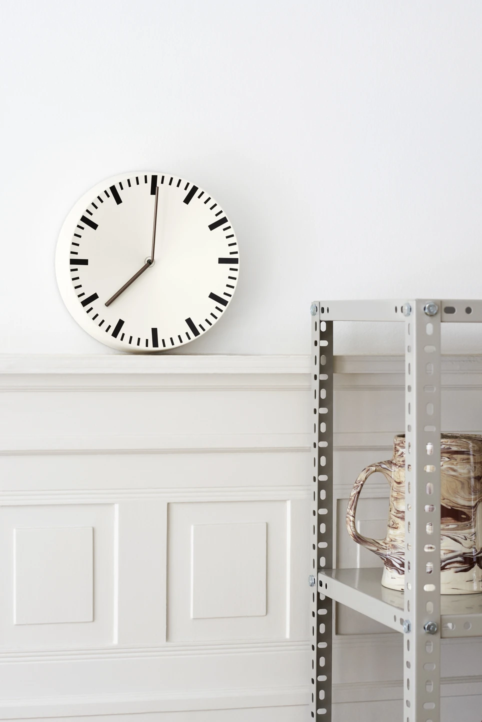 HAY White Analog Wall Clock 4 HAY White Analog Wall Clock