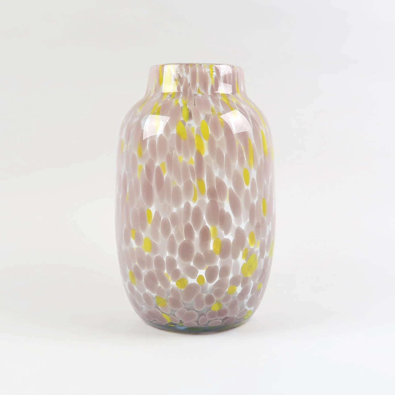 HAY Hand Blown Splash Vase – Light Pink & Yellow – Large 4 HAY Hand Blown Splash Vase – Light Pink & Yellow – Large