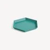 HAY Emerald Green Steel Kaleido S Tray