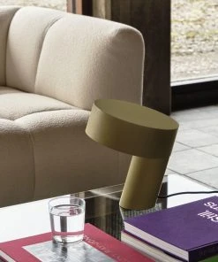 HAY Khaki Green Slant Table Lamp