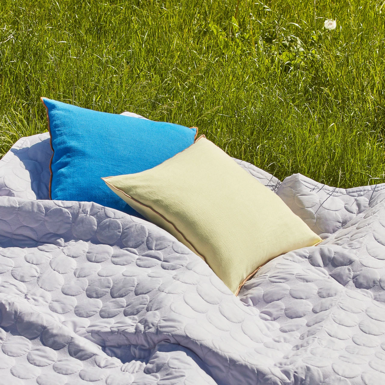 HAY Outline Cushion - Vivid Blue 4 HAY Outline Cushion - Vivid Blue