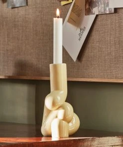 HAY Soft Candleholder - Yellow