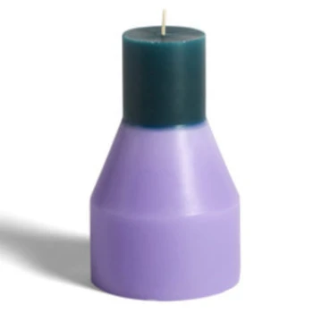 HAY Small Lavender Pillar Candle 3 HAY Small Lavender Pillar Candle