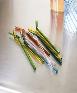 HAY 6 Pcs Multicolor Sip Smooth Straws