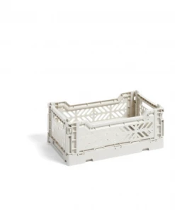 HAY Light Grey Colour Crate Small