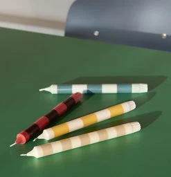 HAY Candle Set of 4 Stripe Douce 7 HAY Candle Set of 4 Stripe Douce