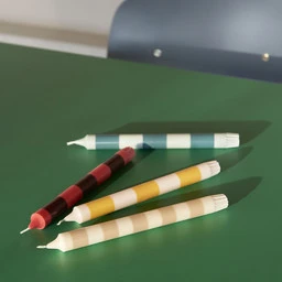 HAY Candle Set of 4 Stripe Douce 5 HAY Candle Set of 4 Stripe Douce