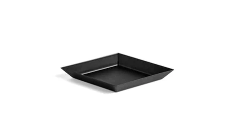HAY Small Black Kaleido Tray 3 HAY Small Black Kaleido Tray