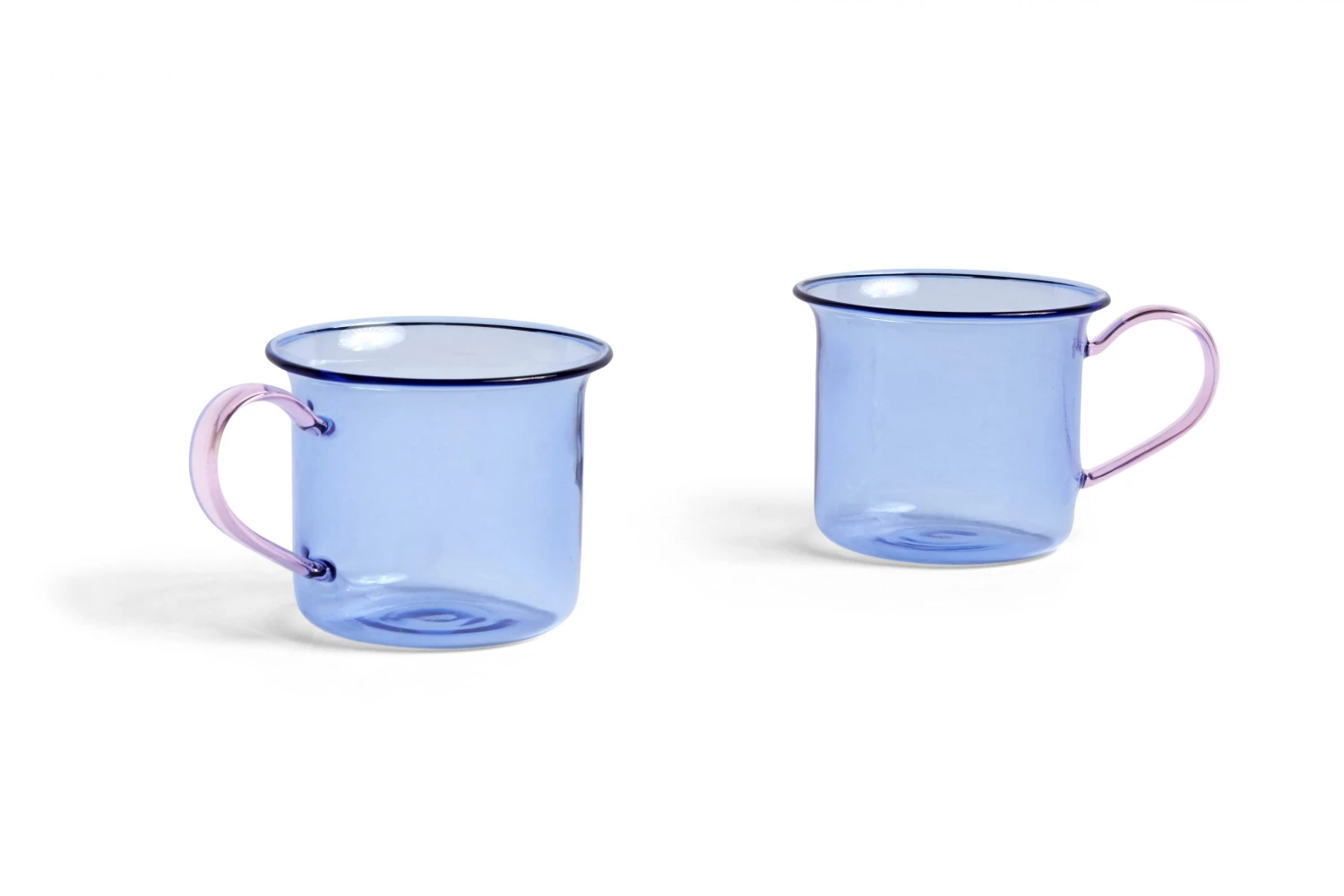 HAY tazze caffè set 2pz azzurra con manico rosa 3 HAY tazze caffè set 2pz azzurra con manico rosa