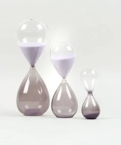 HAY Glass Sand Timer - Large - Lavender