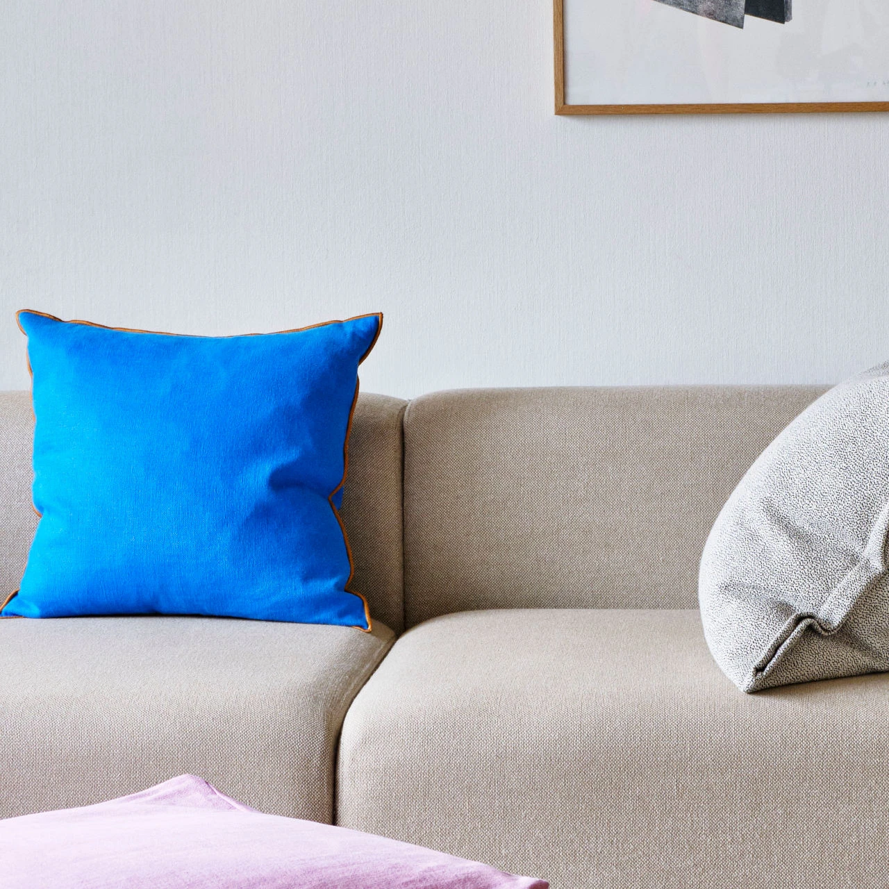 HAY Outline Cushion - Vivid Blue 9 HAY Outline Cushion - Vivid Blue