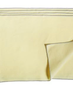 HAY Contour Placemat 4 PCS Soft Lemon