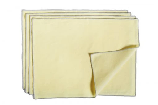 HAY Contour Placemat 4 PCS Soft Lemon 7 HAY Contour Placemat 4 PCS Soft Lemon