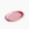 HAY Ellipse Tray XS Pink 1 HAY Ellipse Tray XS Pink