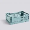 HAY Colour Crate S - Teal 2 HAY Colour Crate S - Teal