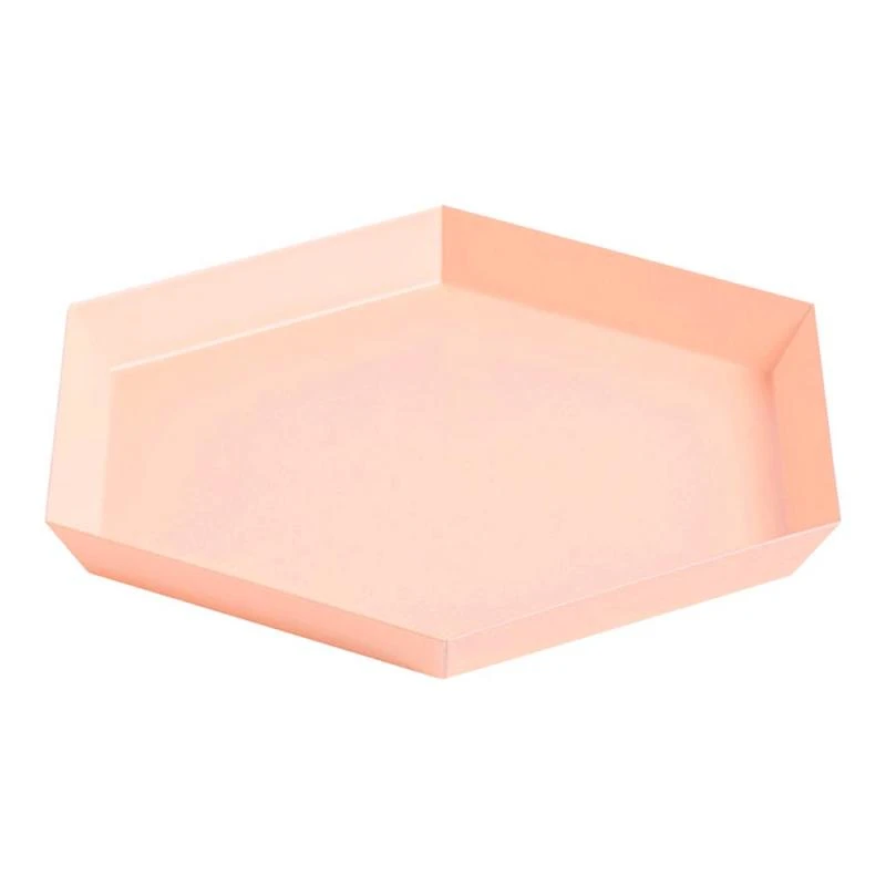 HAY Small Peach Kaleido Tray 3 HAY Small Peach Kaleido Tray