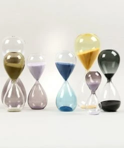 HAY Glass Sand Timer - Small - Lavender 12 HAY Glass Sand Timer - Small - Lavender